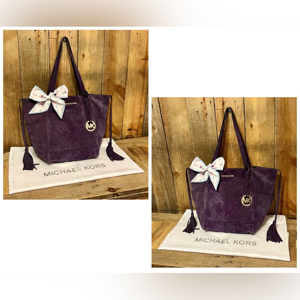 MICHAEL Michael Kors Purple Shoulder Bag - Picture 5 of 16